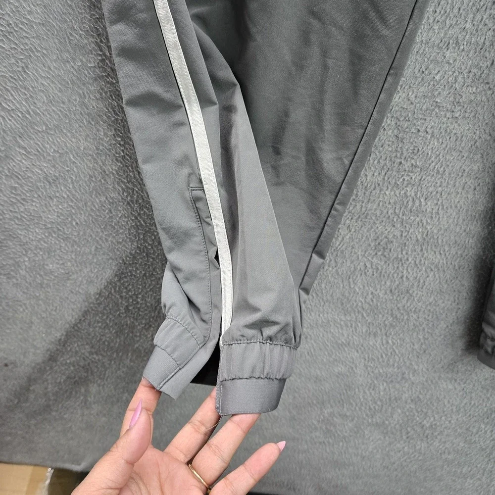 Adidas Men Activewear Pants XL Gray Track Pants Training Sideline Woven READ